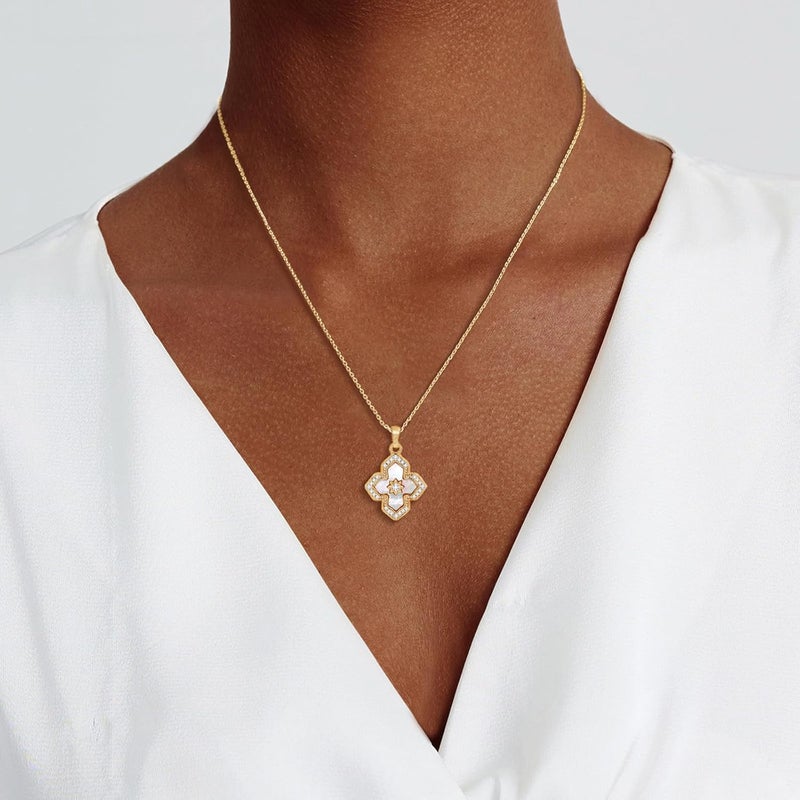 Partm Gold Cross Necklace for Women 14K Plated Dainty Pendant Cross Chain Faith Crucifix Choker Baptism Necklace for Women Trendy Religious Jewelry Hypoallergenic - Image 2